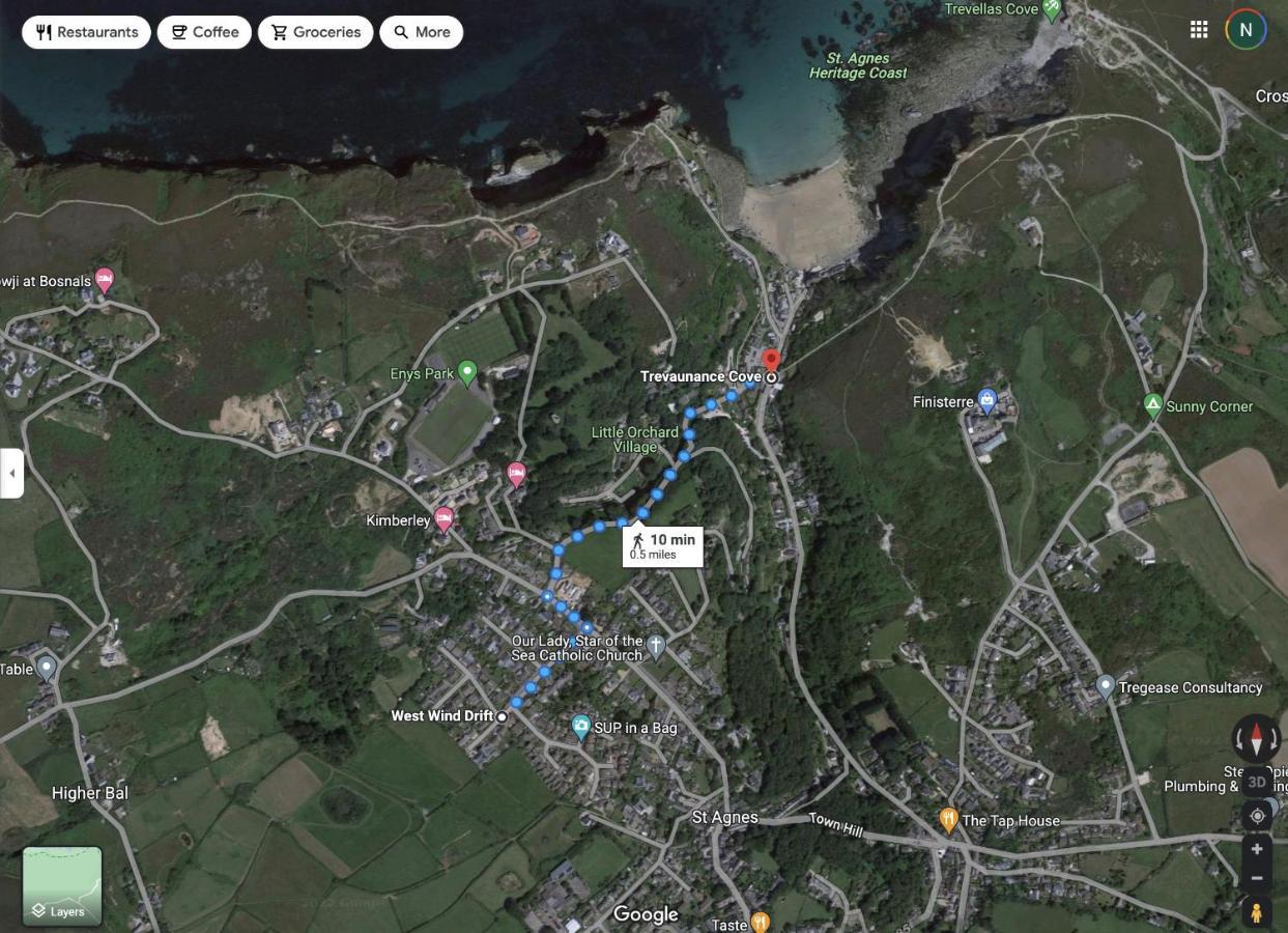 Howlyek, In St Agnes Village Екстер'єр фото