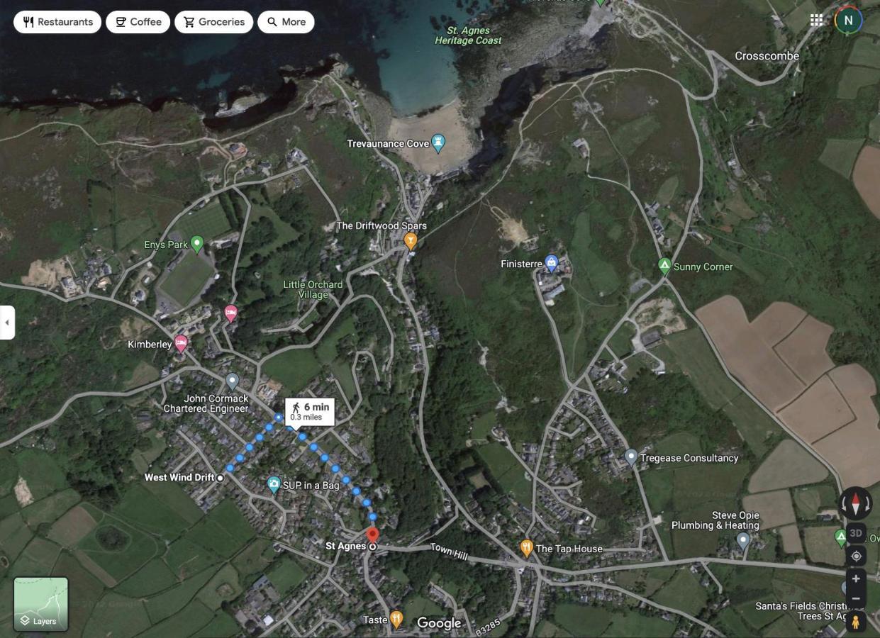 Howlyek, In St Agnes Village Екстер'єр фото